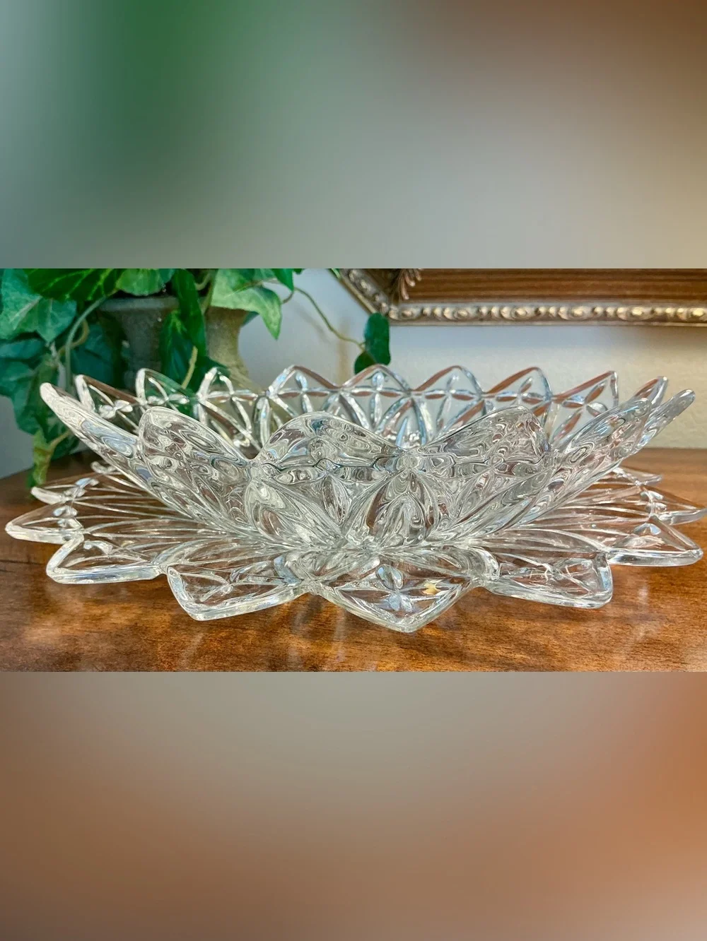 Vintage Federal Glass Bowl and Dish Set